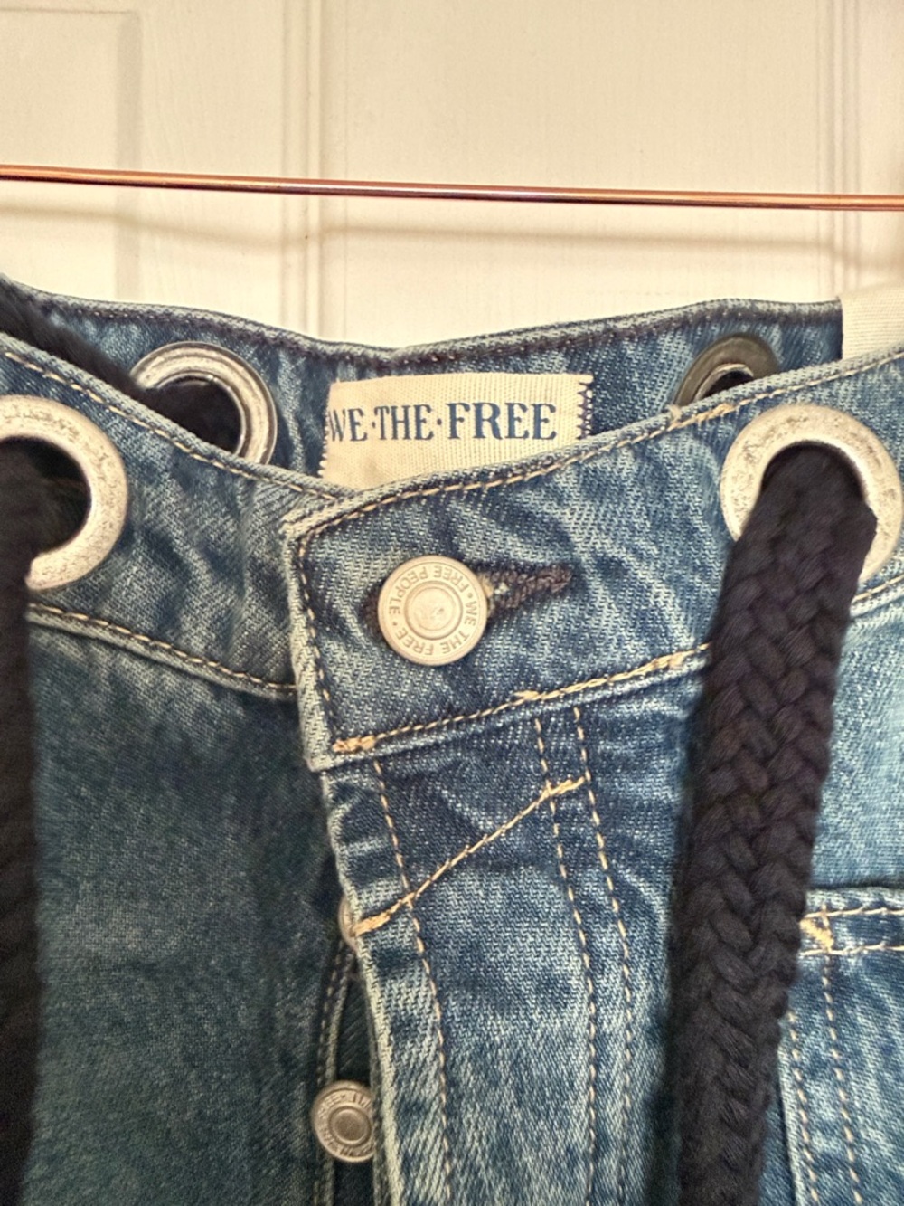 Free people moxie low slung barrel women’s jeans Size 28 - Picture 4 of 6